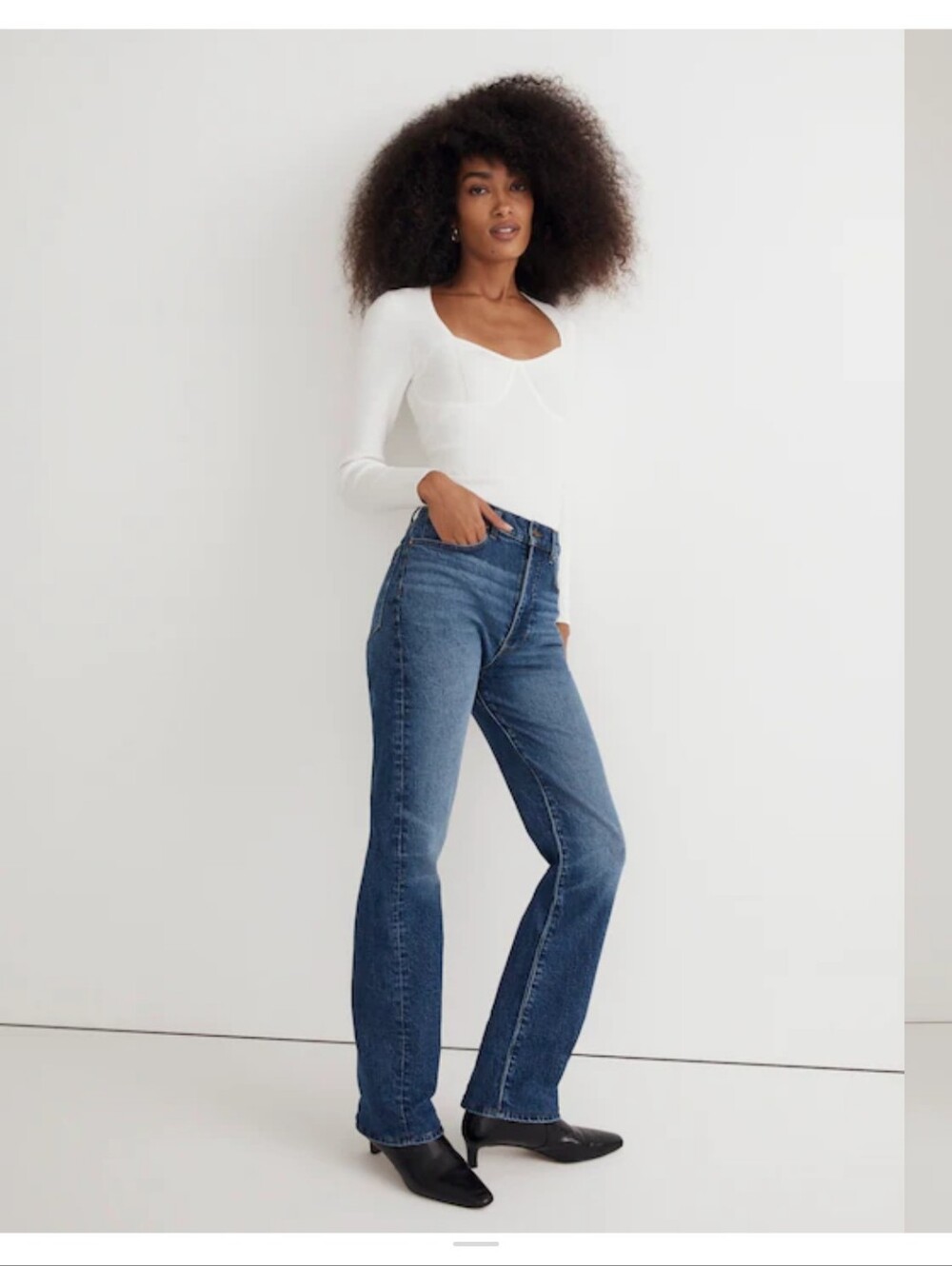 Madewell Tall '90s Straight Jean Barlow Wash